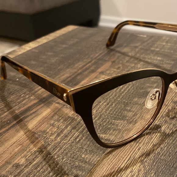 Authentic CHRISTIAN DIOR Cat Eye Glasses Havana - Picture 13 of 16